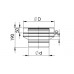 Dvisienis apatinis antgalis DN 180/230 (AISI-316L) D2-3002-0180-000-011-V