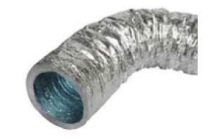 Aliuminis minkštas garso slopinimo ortakis Brofer D125 su poliesterio izoliacija 10 m. TEVS125 Aliuminis minkštas garso slopinimo ortakis Brofer D125 su poliesterio izoliacija 10 m. TEVS125