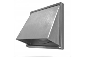 Oro išmetimo nerūdijančio plieno grotelės Brofer 120mm SUA125 Oro išmetimo nerūdijančio plieno grotelės Brofer 120mm SUA125