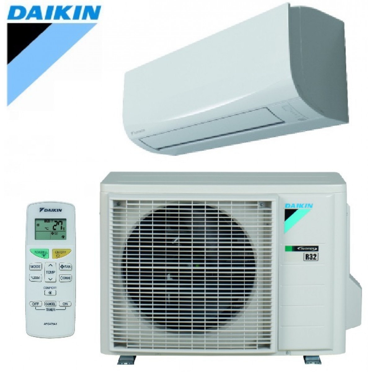 Šilumos siurblys Oras-oras DAIKIN Sensira FTXF-F SPLIT INVERTER FTXF60F-RXF60D9 Šildymo galia 8,0 kW, Šaldymo galia 7,0 kW Freonas R32 Šilumos siurblys Oras-oras DAIKIN Sensira FTXF-F SPLIT INVERTER FTXF60F-RXF60D9 Šildymo galia 8,0 kW, Šaldymo galia 7,0 kW Freonas R32