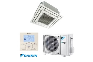 Šilumos siurblys DAIKIN SPLIT INVERTER kasetinis COMPACT FFA60A9-RXM60A Šildymo galia 7,0 kW, Šaldymo 5,7 kW Freonas R32 oro kondicionierius