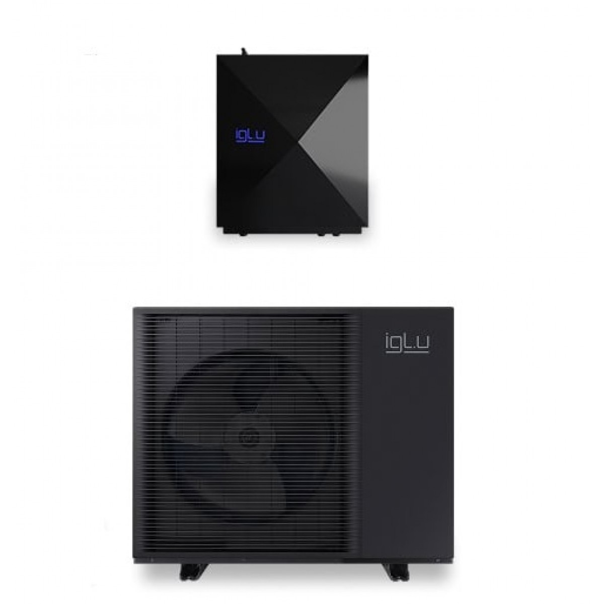 IGLU Inuit šilumos siurblys IGLUInuit Mono 5KW be vandens šildytuvo 220V, monoblokas su 6 kW el. tenu, R290
