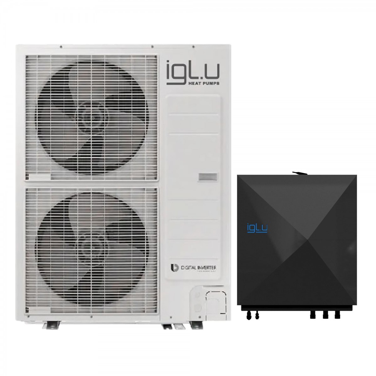 IGLU Inuit šilumos siurblys IGLUInuit 12 I be vandens šildytuvo 12 kW, 400V, su 9 kW el. tenu, R410A IGLU Inuit šilumos siurblys IGLUInuit 12 I be vandens šildytuvo 12 kW, 400V, su 9 kW el. tenu, R410A