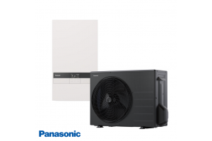 Šilumos siurblys oras - vanduo PANASONIC Aquarea Bi-Bloc K karta 3,2-3,2 kW, WH-SDC0309K3E5-WH-UDZ03KE5 be karšto vandens talpos, su vėsinimo funkcija, su 3kW tenu 230-230V R32 KIT-WC03K3E5