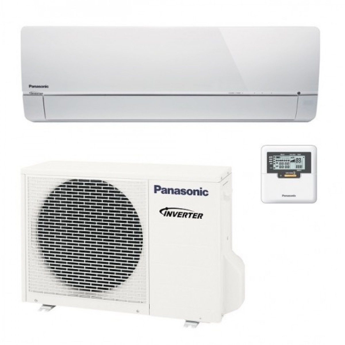 Šilumos siurblys Panasonic Professional INVERTER sieninis CS-Z35YKEA+CU-Z35YKEA, šildymo galia 4,0 kW, šaldymo 3,5 kW Freonas R32