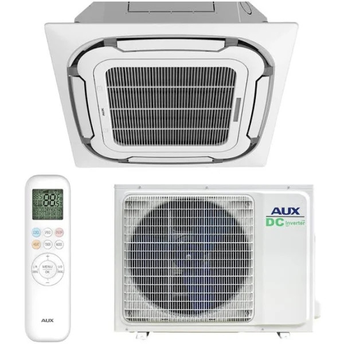 Šilumos siurblys AUX Split kasetinis oras-oras Šildymo galia 3,81 kW, Šaldymo galia 3,52 kW AUCA-H12/4DR3+AL-H12/NDR3 Šilumos siurblys AUX Split kasetinis oras-oras Šildymo galia 3,81 kW, Šaldymo galia 3,52 kW AUCA-H12/4DR3+AL-H12/NDR3