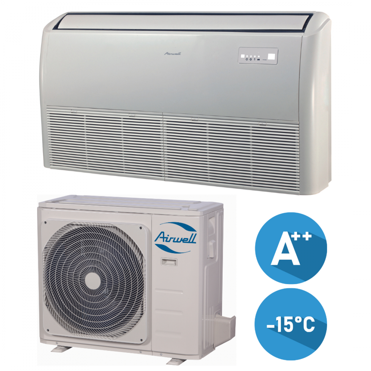Šilumos siurblys Airwell palubinis-grindinis Oras-oras FDMX-070N-09M25/YDAX-070H-09M25 Šildymo galia 7,62 kW, Šaldymo galia 7,03 kW Freonas R32 Šilumos siurblys Airwell palubinis-grindinis Oras-oras FDMX-070N-09M25/YDAX-070H-09M25 Šildymo galia 7,62 kW, Šaldymo galia 7,03 kW Freonas R32