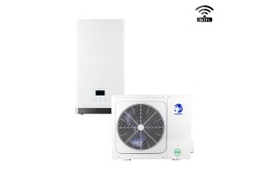NØRDIS OPTIMUS PRO oras-vanduo šilumos siurblis be karšto vandens talpos 12 kW su R32  9 kW tenu 400V HOP12WODU3+HOP160WIDU3