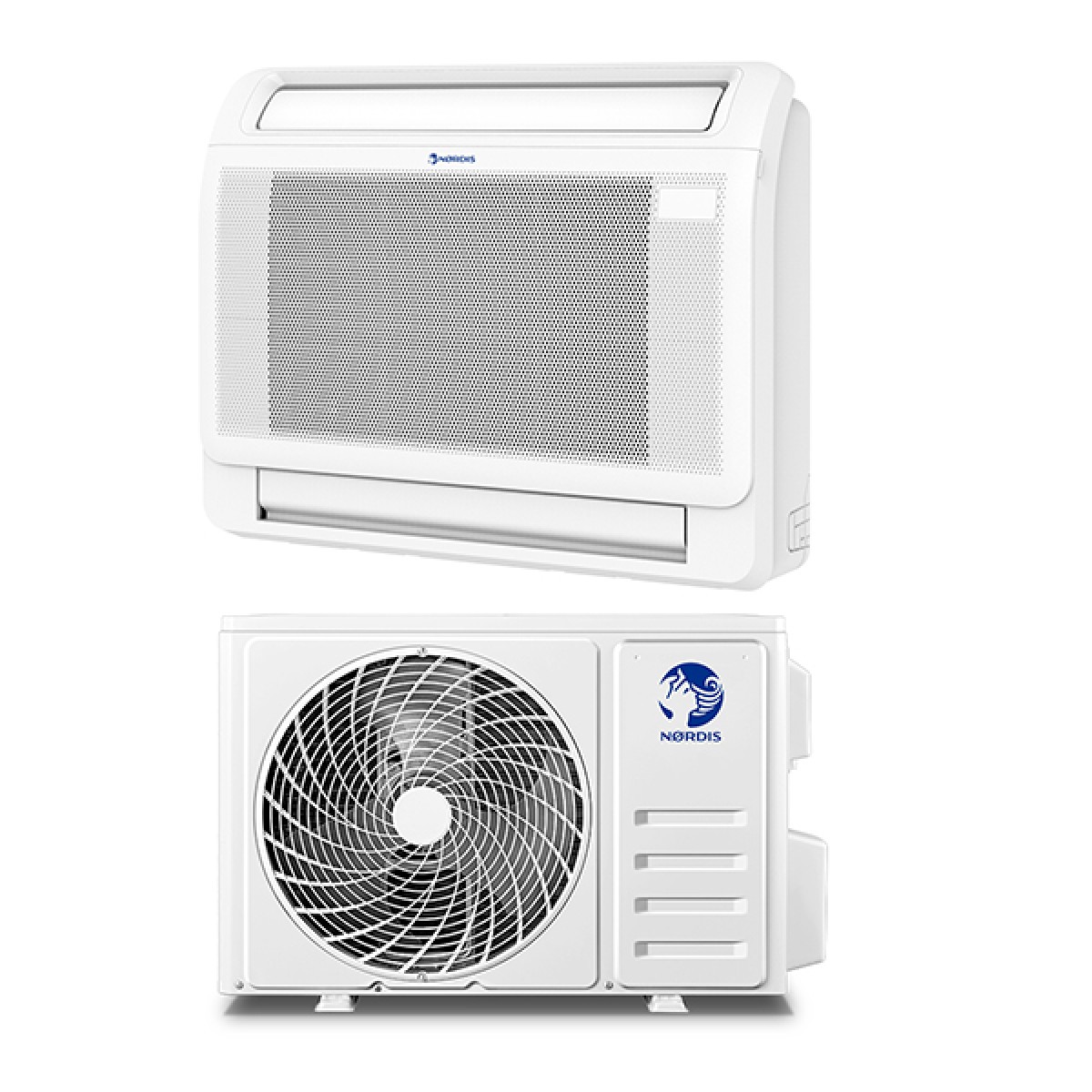 Šilumos siurblis NØRDIS konsolinis oras-oras šildymo galia 3,81 kW, šaldymo galia 3,52 kW NIR-NOA 12 Baltas Šilumos siurblis NØRDIS konsolinis oras-oras šildymo galia 3,81 kW, šaldymo galia 3,52 kW NIR-NOA 12 Baltas