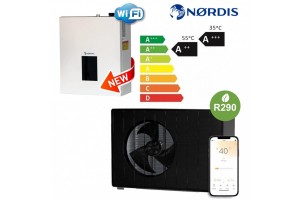NØRDIS ULTIMA MONO oras-vanduo šilumos siurblis be KVR talpos 12 kW su R290 propanu HLT12MONO-S