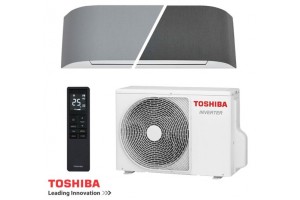 Šilumos siurblys Oras-oras Toshiba Haori Nordic design RAS-25J2AVSG-ND1+RAS-25N4KVRG-ND Šildymo galia 3,2 kW, Šaldymo galia 2,8 kW Freonas R32 
