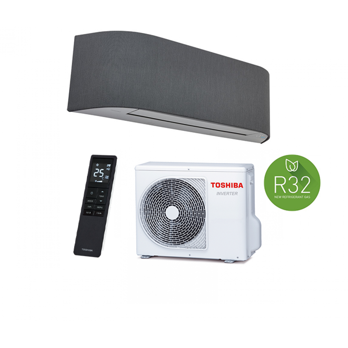 Šilumos siurblys Oras-oras Toshiba Split tipo sieninis Haori design RAS-13J2AVSG-E1+RAS-B13N4KVRG-E Šildymo galia 4,2 kW, Šaldymo galia 3,5 kW Freonas R32 Šilumos siurblys Oras-oras Toshiba Split tipo sieninis Haori design RAS-13J2AVSG-E1+RAS-B13N4KVRG-E Šildymo galia 4,2 kW, Šaldymo galia 3,5 kW Freonas R32