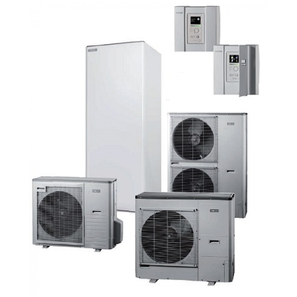 Nibe Split AMS10-8 + HBS05-12 +VVM S320 siurblys oras vanduo 8 kW su 180l karšto vandens talpa, 230/400V Nibe Split AMS10-8 + HBS05-12 +VVM S320 siurblys oras vanduo 8 kW su 180l karšto vandens talpa, 230/400V