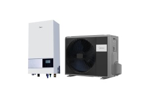 Šilumos siurblys Midea M-Thermal ARCTIC Split oras-vanduo 12 kW be vandens talpos, su vėsinimo funkcija, su 9 kW tenu MHA-V12W/D2N8-B2+A160/CDS90GN8-B2 Šilumos siurblys Midea M-Thermal ARCTIC Split oras-vanduo 12 kW be vandens talpos, su vėsinimo funkcija, su 9 kW tenu MHA-V12W/D2N8-B2+A160/CDS90GN8-B2