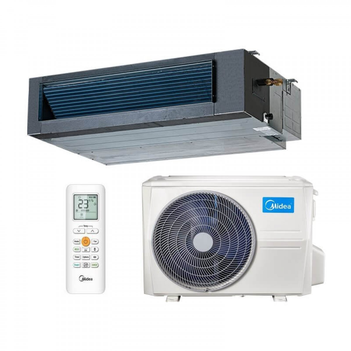 Šilumos siurblys MIDEA oras-oras INVERTER kanalinis (ortakinis) MTJ-36HWFNX-QRD1W(GA)+MOD30U-36HFN8-RRD0W(GA) šildymo galia 11,7 kW, šaldymo 10,6 kW Freonas R-32 Šilumos siurblys MIDEA oras-oras INVERTER kanalinis (ortakinis) MTJ-36HWFNX-QRD1W(GA)+MOD30U-36HFN8-RRD0W(GA) šildymo galia 11,7 kW, šaldymo 10,6 kW Freonas R-32