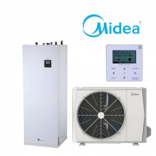 Šilumos siurblys Midea M-Thermal ARCTIC Split oras-vanduo 16 kW su integruotu boileriu 240 L, be vėsinimo funkcijos, su 9 kW tenu V16W/D2RN8-B+A160/240CDS90GN8-B