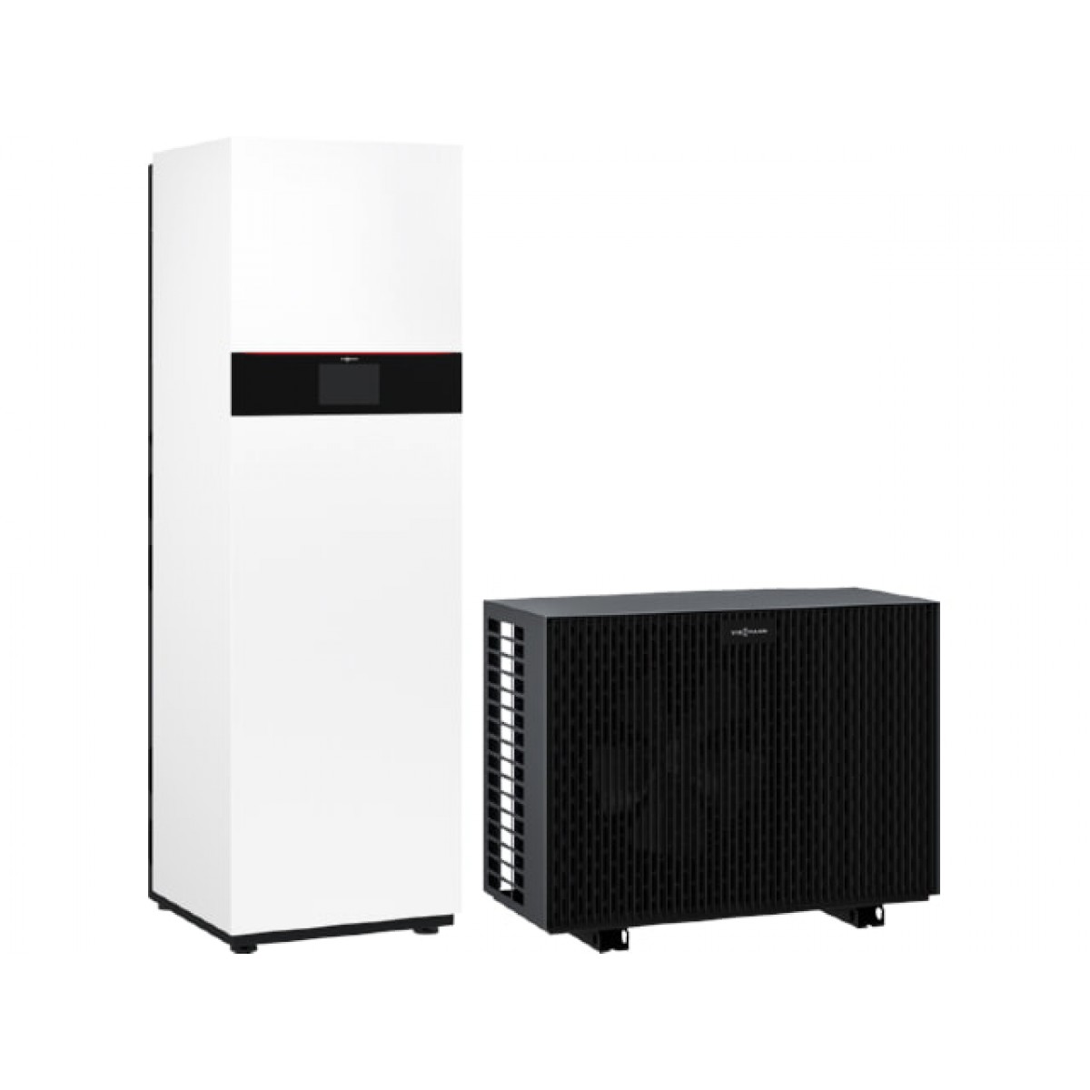 Šilumos siurblys oras - vanduo Viessman ONE BASE Vitocal 250-A Compact A06 230V V109 (su integruotu 190l boileriu, su buferine talpa) 6,0 kW 230/400V su 8 kW tenu (monoblokas) Z032500